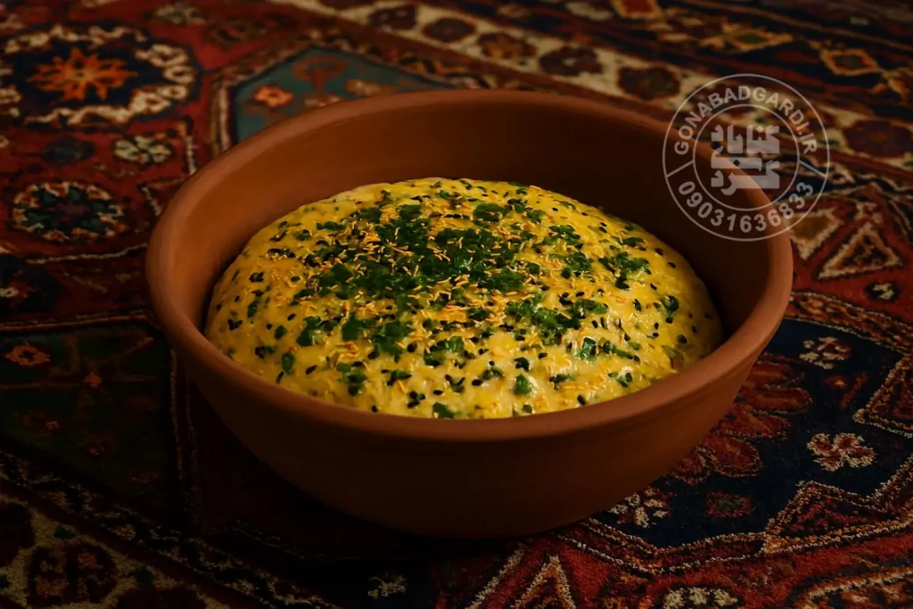 روش تهیه نان قلیفی گنابادی 3
