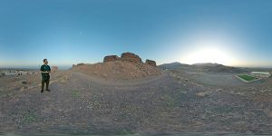 تصویر 360 درجه قلعه تاریخی زیبد