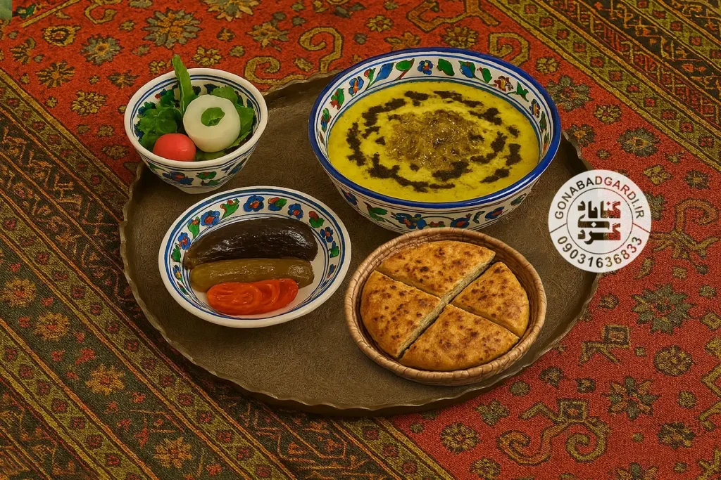 اشکنه قوروتی گنابادی